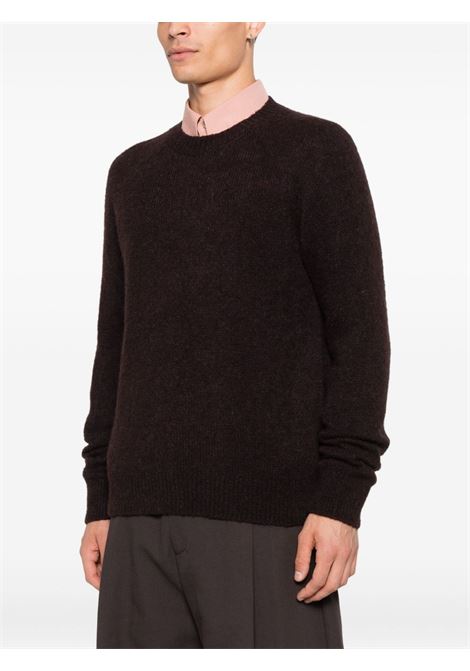 maglione 03250 melbourne 2709 m.k. uomo marrone scuro DRIES VAN NOTEN | 252-021223-2709704